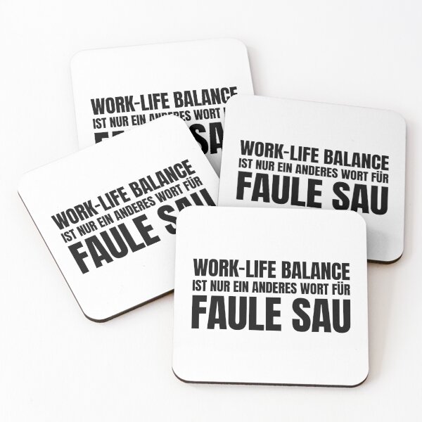Item preview, Satirical quote - Work-Life Balance designed and sold by Fetzenbude.