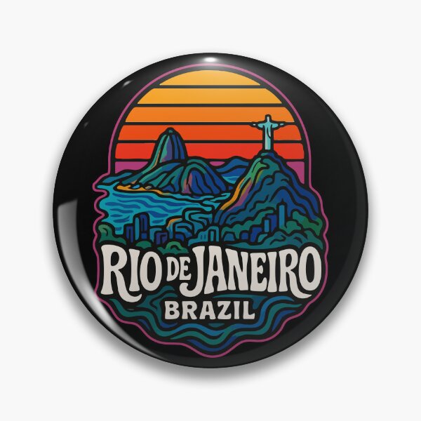 Item preview, Rio De Janeiro Brazil Retro Trippy Travel designed and sold by TomFrontierArt.