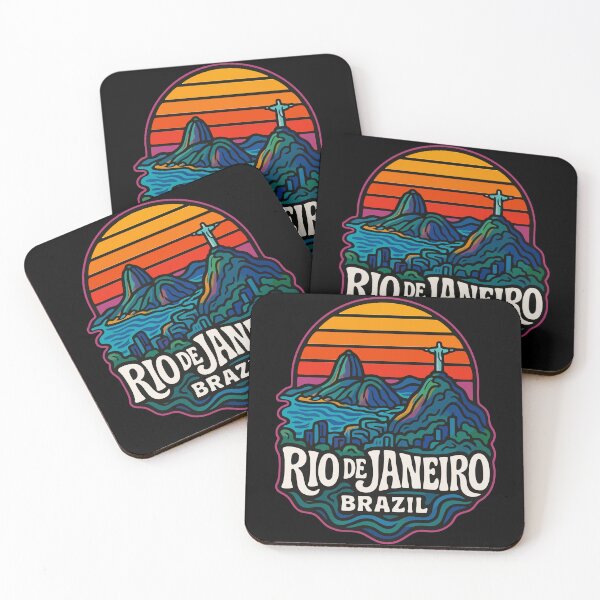 Item preview, Rio De Janeiro Brazil Retro Trippy Travel designed and sold by TomFrontierArt.