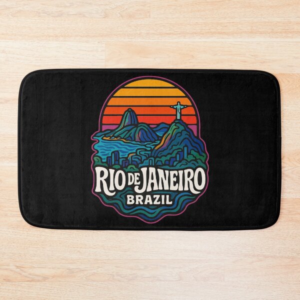 Item preview, Rio De Janeiro Brazil Retro Trippy Travel designed and sold by TomFrontierArt.