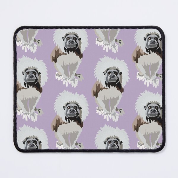Item preview, C is for Cottontop Tamarin,Cottontop Tamarin Artwork – Adorable Primate Illustration and Wildlife Design designed and sold by PrettylittlepastelUk.