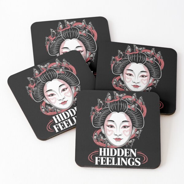 Item preview, Hidden Feelings - Japanese Geisha Heart Butterflies Valentine Love designed and sold by DarylWelsh2024.