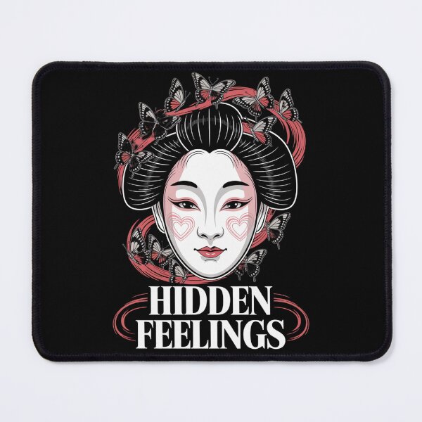 Item preview, Hidden Feelings - Japanese Geisha Heart Butterflies Valentine Love designed and sold by DarylWelsh2024.