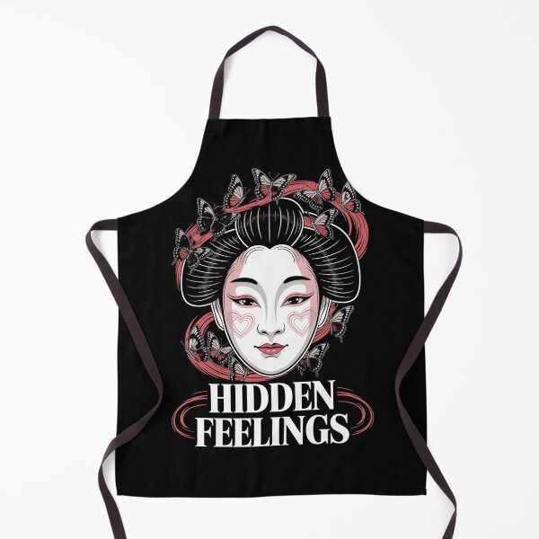 Item preview, Hidden Feelings - Japanese Geisha Heart Butterflies Valentine Love designed and sold by DarylWelsh2024.