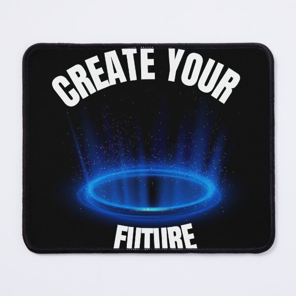Item preview, Create Your Future Futuristic Neon Portal Graphic T-Shirt designed and sold by Hayir Design.