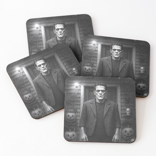 Item preview, Frankenstein Monster Porch Vintage Art – Absurd Cult Co. designed and sold by Absurd Cult Co..