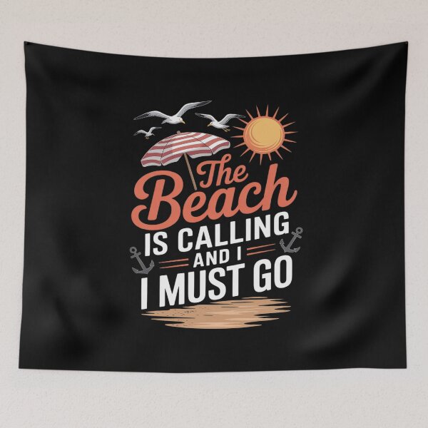 Item preview, The Beach Is Calling And I Must Go for designed and sold by joyouartArt.