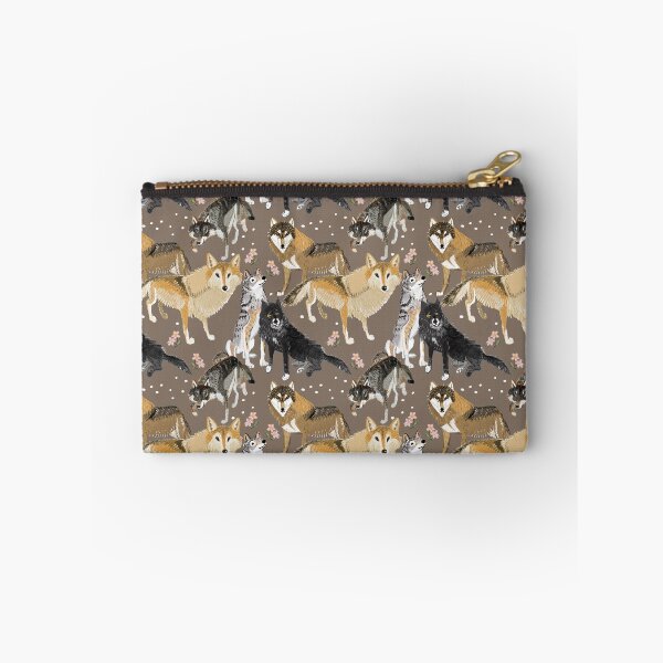 Item preview, Wolf pattern in tobacco color designed and sold by belettelepink.