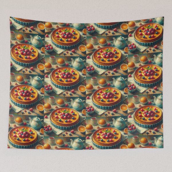 Item preview, Clafoutis Impressionism Art Style designed and sold by artofuniverse.
