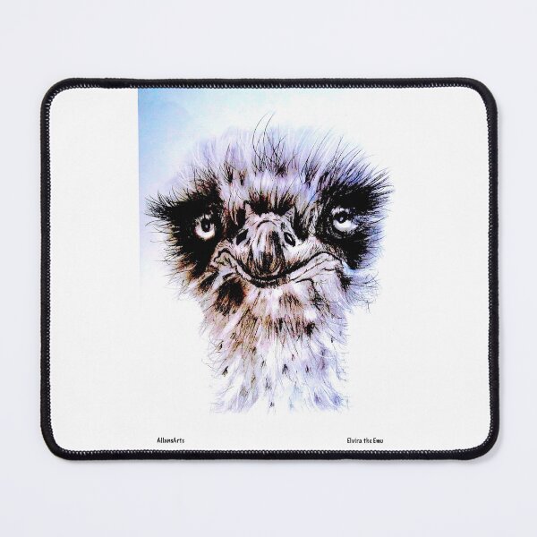 Item preview, Elvira the Emu portrait designed and sold by AllansArts.