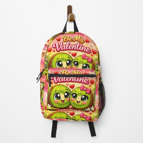 Item preview, Cute Kiwi Couple Be My Valentine - Sweet Fruit Love Art designed and sold by Dreamy Armine Art.