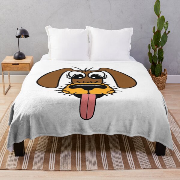 Item preview, Funny Dog With Tongue Hanging Out designed and sold by Sartoris Art.