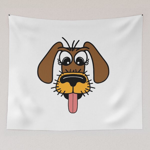 Item preview, Funny Dog With Tongue Hanging Out designed and sold by Sartoris Art.