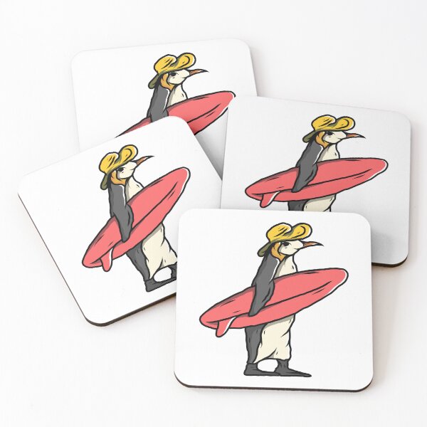 Item preview, Surfing Penguin designed and sold by the-craft-shop.