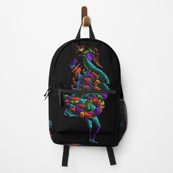 Item preview, Urban Crane – Surreal Psychedelic Creature of Modern Life designed and sold by Neon Chaos Studio.