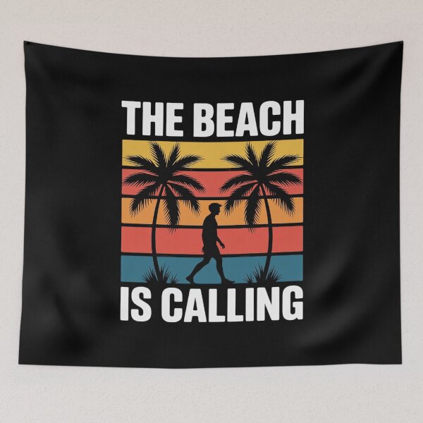 Item preview, The Beach Is Calling and I Must Go Summer designed and sold by joyouartArt.