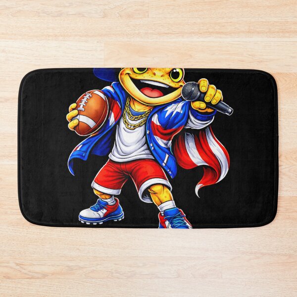 Item preview, Puerto Rico Kids Girl Flag Music Coqui Frog Funny Football  designed and sold by designerDop.