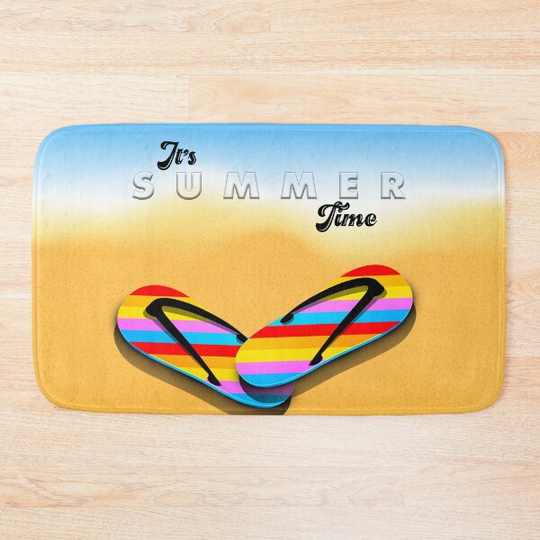 Item preview, Flip Flops wall art, colorful beach decor designed and sold by xposedbydesign.