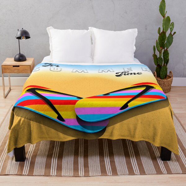 Item preview, Flip Flops wall art, colorful beach decor designed and sold by xposedbydesign.