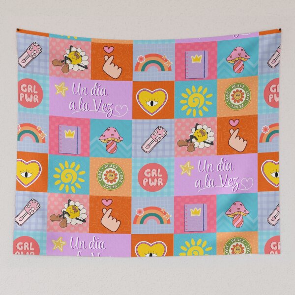 Item preview, Copy of Retro Collage – Positivity, Peace & Empowerment designed and sold by Nubesss.