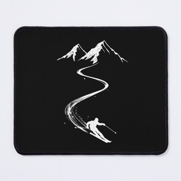 Item preview, vintage ski skiing skier lines mountains   designed and sold by SOUFIANE1991.