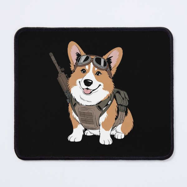 Item preview, Tactical Corgi Steampunk Warrior Dog Lovers designed and sold by angolinnArt.