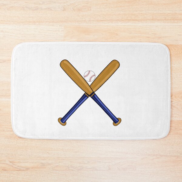 Item preview, Blue Baseball Bat And Ball Design designed and sold by Sartoris Art.