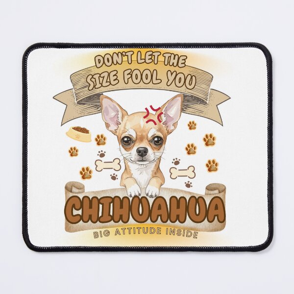 Item preview, Funny Chihuahua Dog Illustration – Don’t Let the Size Fool You designed and sold by BrightVibe Collective.