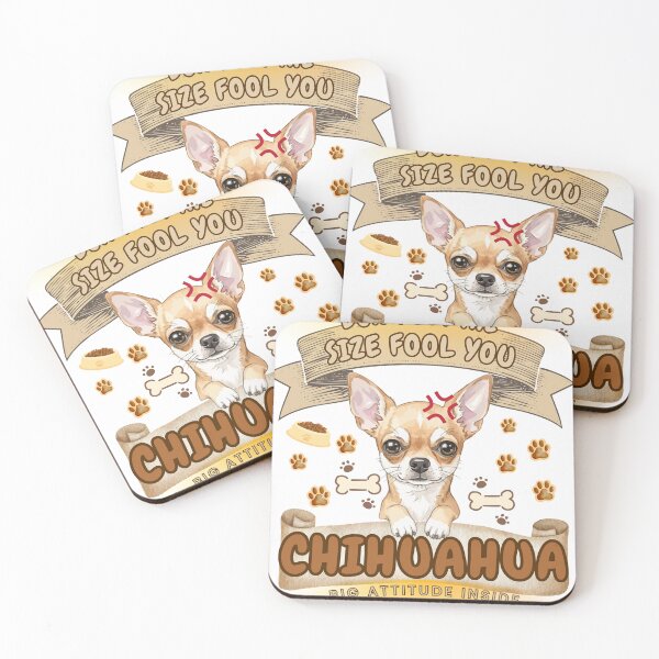 Item preview, Funny Chihuahua Dog Illustration – Don’t Let the Size Fool You designed and sold by BrightVibe Collective.