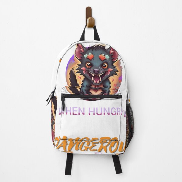 Item preview, DANGEROUS WHEN HUNGRY | Funny Tasmanian Devil Art | Cute but Fierce Animal Monster Graphic designed and sold by SergioMiklos.