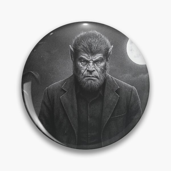 Item preview, Wolfman Full Moon Halloween Portrait – Absurd Cult Co. designed and sold by Absurd Cult Co..