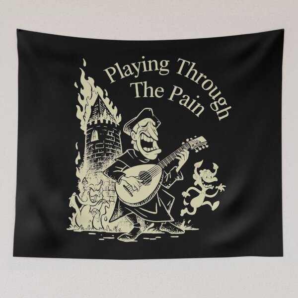 Item preview, Musician Playing Through Pain Chaos designed and sold by SignumShop.