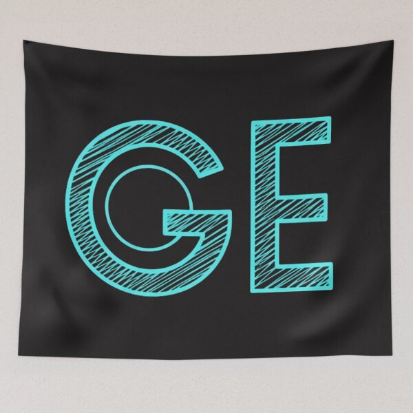 Item preview, GEO Minimalist Sketch - Blue Geometric Line Art designed and sold by RS-Globalist-.