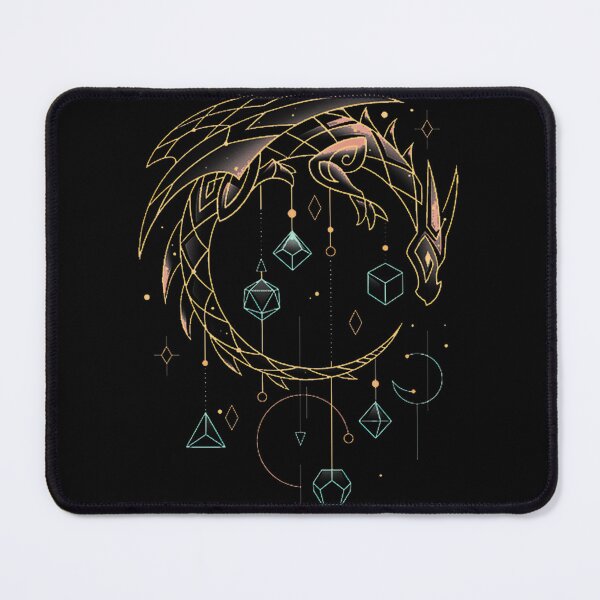 Item preview, Geometric Dragon Dice Dreamcatcher Art designed and sold by CutenessMania.