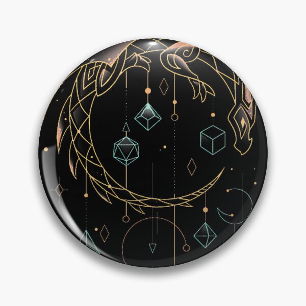 Item preview, Geometric Dragon Dice Dreamcatcher Art designed and sold by CutenessMania.