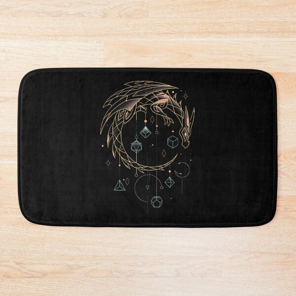 Item preview, Geometric Dragon Dice Dreamcatcher Art designed and sold by CutenessMania.
