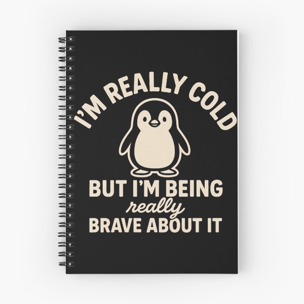 Item preview, Funny Penguin - I'm Really Cold But I'm Being Really Brave About It designed and sold by ZBIFBOUETLA.