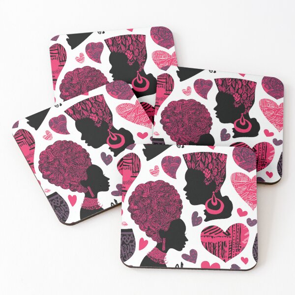 Item preview, Afrocentric Love — Valentine’s Day Art with Heart & Soul designed and sold by monetdesignsred.