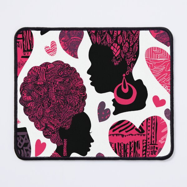Item preview, Afrocentric Love — Valentine’s Day Art with Heart & Soul designed and sold by monetdesignsred.