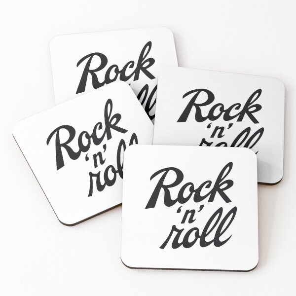 Item preview, Modern Rock and Roll Design, Minimalist, Classic Typography, Black Letters designed and sold by Wingardix.