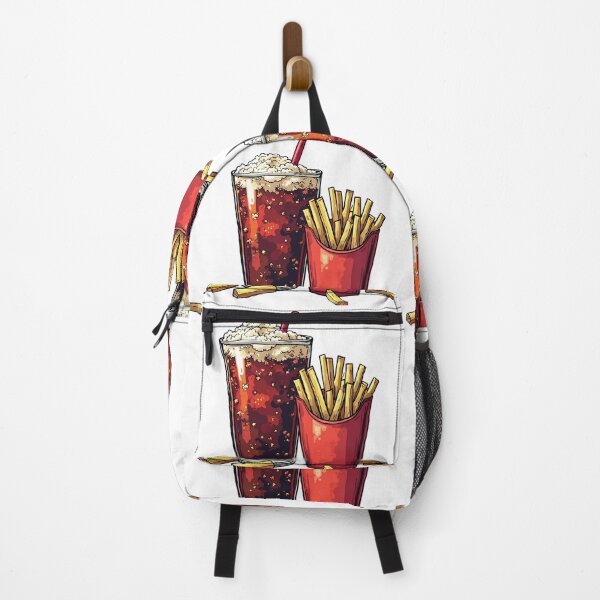 Item preview, Retro Diner Duo Cola & Fries Fast Food designed and sold by ART ATTACK ZONE.