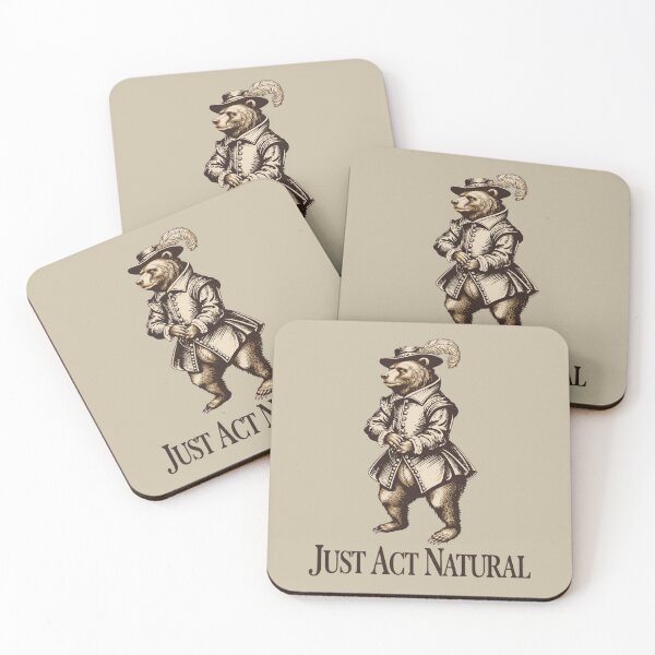 Item preview, Bear Dressed As Man Natural designed and sold by SignumShop.