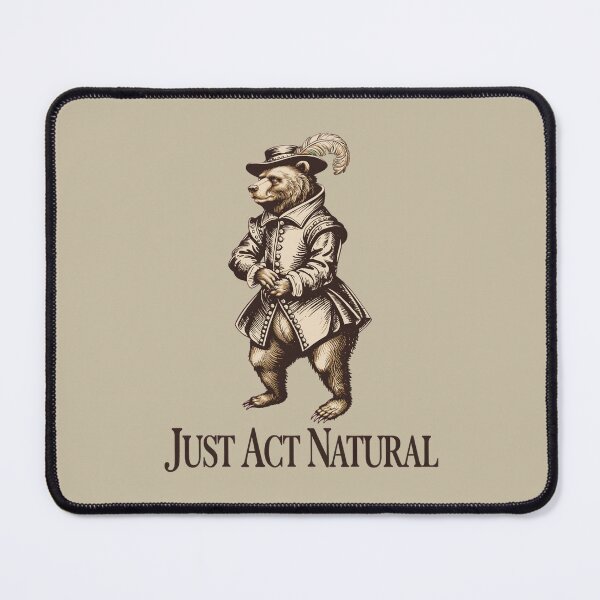 Item preview, Bear Dressed As Man Natural designed and sold by SignumShop.