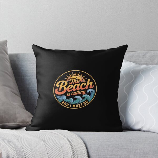 Item preview, The Beach Is Calling and I Must Go summer vacation beach  designed and sold by joyouartArt.