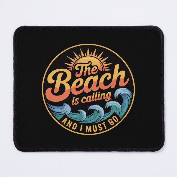 Item preview, The Beach Is Calling and I Must Go summer vacation beach designed and sold by joyouartArt.