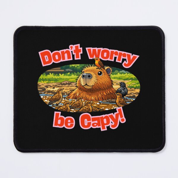 Item preview, Capybara and Bird designed and sold by MixedVibes Co..