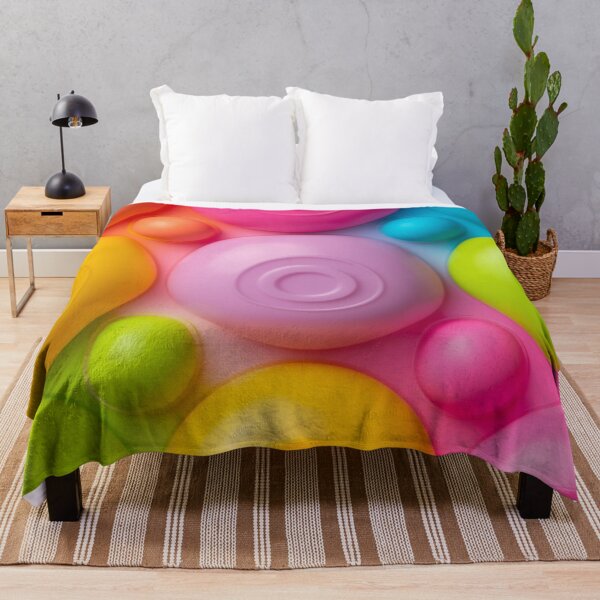 Item preview, Colorful Pop It Fidget Toy Pattern - Vibrant Sensory Bubble Art designed and sold by HuzzyPrints.
