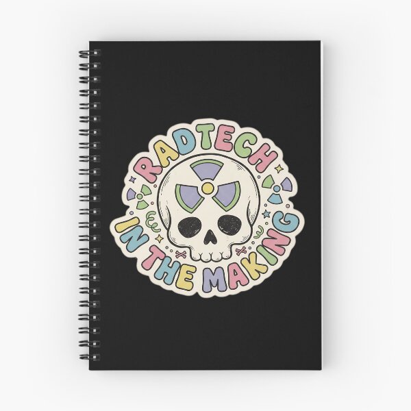 Item preview, Rad Tech in the Making | Cute Pastel Radiology Student Skull designed and sold by MyProfessionaltees.