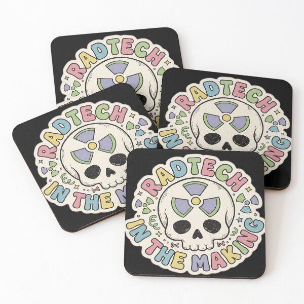 Item preview, Rad Tech in the Making | Cute Pastel Radiology Student Skull designed and sold by MyProfessionaltees.