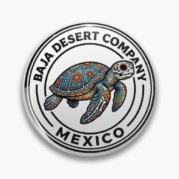 Item preview, Calavera Sea Turtle | Sugar Skull Tortuga - Baja Desert Company designed and sold by BajaDesertCo.